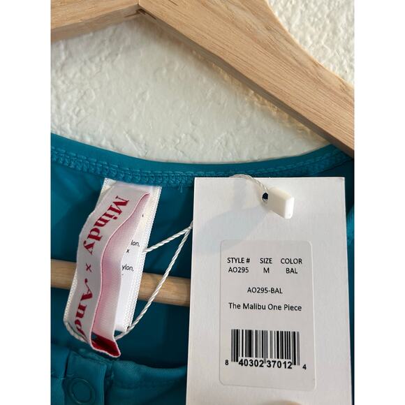 Andie Swim The Malibu One Piece in Baltic Blue M NWT - Picture 5 of 7
